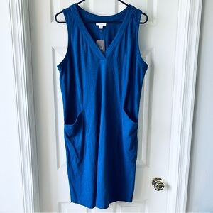 Deep Blue Midi Dress